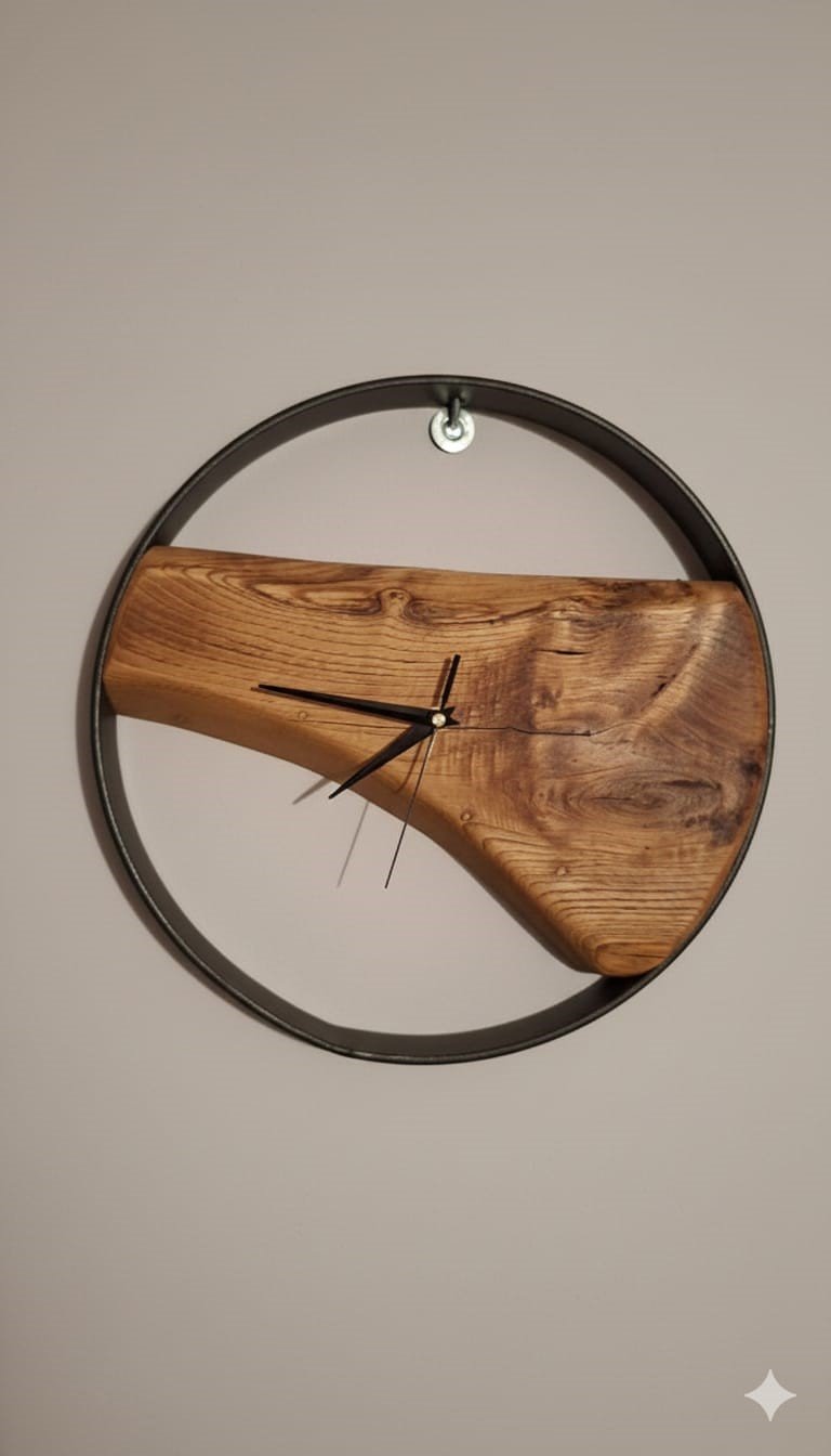 Orologio Rotondo Scuro